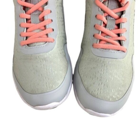 Vionic Jojo Ombré Pink Mint Green Lace Up Sneakers - Picture 3 of 8